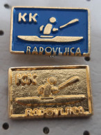 Rowing  Kayak Canue KK Radovljica Slovenia Pins - Rowing