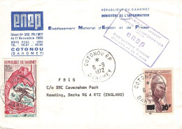 DAHOMEY - MAIL 1972 COTONOU - GB /6148 - Benin – Dahomey (1960-...)