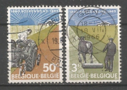 Belgie 1965 75 J Belgische Boerenbond  OCB 1340/1341 (0) - Gebruikt