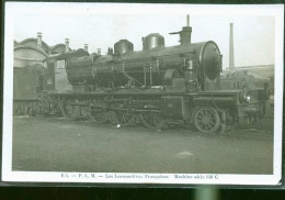 LES LOCOMOTIVES FLEURY PLM CP PHOTO 3 - Estaciones Con Trenes