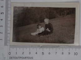 Photo Photographie :   Les CHAVANNES DE MONTFORT (sur Suran) Ain Dans Un Pré En 1939 - Objects