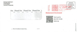 UNITED STATES - 2023, P0STAL FRANKING MACHINE COVER TO DUBAI. - Lettres & Documents