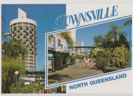 Australia QUEENSLAND QLD Flinders Mall TOWNSVILLE Murray Views W56A Postcard 1993 Pmk 45c Stamp - Townsville