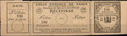 COLIS POSTAUX DE PARIS POUR PARIS "400 Bureaux De Tabac Dépositaires" SPINK / MAURY N° 21. B/TB. - Mint/Hinged