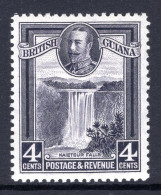 British Guiana 1934-51 KGV Pictorials - 4c Kaieteur Falls HM (SG 291) - British Guiana (...-1966)