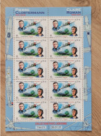 Mini Feuille Complet, 10 Timbres , Sous Faciale   Année 2021 Pierre Clostermann - Claire Roman - 1960-.... Ungebraucht