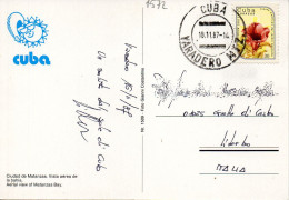 Philatelic Postcard With Stamps Sent From CUBA To ITALY - Lettres & Documents