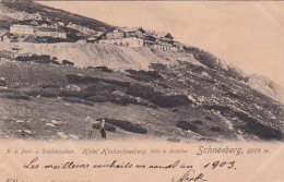 4812643Schneeberg, Hotel Hochschneeberg. – 1903. (sehr Kleines Falte Im Ecken) - Schneeberggebiet
