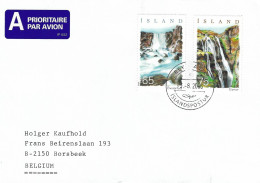 Iceland Island 2006 Reykjavik Second-tallest Waterfall Glymur Waterfall Öxarárfoss Cover - Lettres & Documents