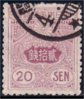 526 Japon 20 Sen 1914 (JAP-336) - Gebruikt