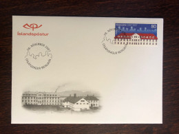 ICELAND FDC COVER 2007 YEAR PSYCHIATRY HOSPITAL MENTAL HEALTH MEDICINE STAMPS - FDC