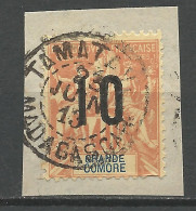 GRANDE COMORE N° 26 CACHET TAMATAVE / Used - Oblitérés