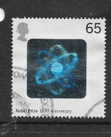 GB 2001 NOBEL PRIZE PHYSICS 65p HV OF SET - Used Stamps