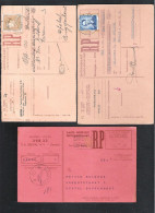 3 ONTVANGKAARTEN -  3 CARTES-RECEPISSE (818) - Other & Unclassified