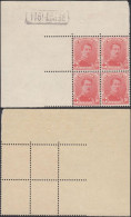 Belgique 1914- Timbres Neufs. Michel Nr.: 130. Bloc De 4 Avec Dépôt. Theme: Croix Rouge.. (VG) DC-12529 - 1914-1915 Croix-Rouge