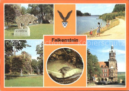 72279807 Falkenstein Vogtland Schlossfelsen Talsperre Promenade Tierpark Krokodi - Falkenstein (Vogtland)