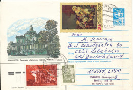 USSR (Latvia) Uprated Postal Stationery Cover Sent To Germany 3-7-1986 Topic Stamps - Briefe U. Dokumente