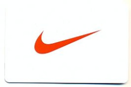 Nike, U.S.A., Carte Cadeau Pour Collection, Sans Valeur,  # Nike-4 - Tarjetas De Fidelización Y De Regalo