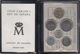 España Spain Cartera Oficial Pesetas 1983 Juan Carlos I FNMT - Mint Sets & Proof Sets