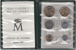 España Spain Cartera Oficial Pesetas 1989 Juan Carlos I FNMT - Mint Sets & Proof Sets
