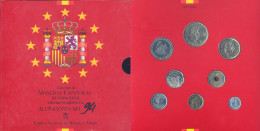 España  Spain  Cartera Oficial Pesetas 1994 Juan Carlos I FNMT - Mint Sets & Proof Sets