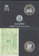 España Spain  1992 Cartera Oficial  FNMT  200 Ptas Plata Juan Carlos I Cibeles - Ongebruikte Sets & Proefsets