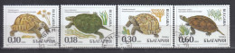 Bulgaria 1999 - Turtles, Mi-Nr. 4425/28, Used - Gebraucht