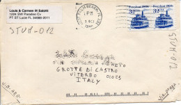 Philatelic Envelope With Stamps Sent From UNITED STATES OF AMERICA To ITALY - Cartas & Documentos