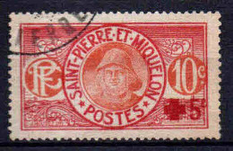 St Pierre Et Miquelon    - 1915 - Croix Rouge - N° 105 - Oblit - Used - Used Stamps