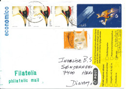 Portugal Cover Sent To Denmark 12-6-2007 Topic Stamps - Cartas & Documentos