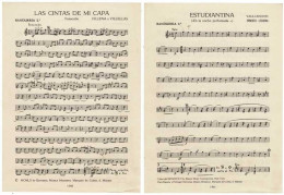 Partitura Las Cintas De Mi Capa. Estudiantina - Andere & Zonder Classificatie