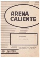 Cancionero Arena Caliente De Alfonso Sáinz - Andere & Zonder Classificatie