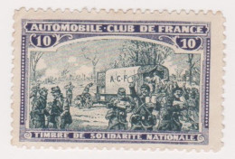 Vignette Militaire Delandre - Automobile Club De France - Vignettes Militaires