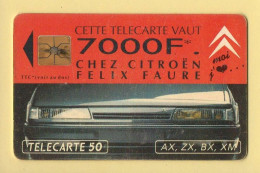 Télécarte 1993 : CITROEN PARIS N°3 / 50 Unités / Numéro B310P0105 / 01-93 (voir Puce Et Numéro Au Dos) - 1993