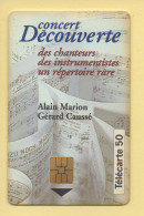 Télécarte 1993 : CONCERT DECOUVERTE / 50 Unités / Numéro A 3C010000 / 10-93 (voir Puce Et Numéro Au Dos) - 1993