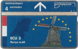 Netherlands - KPN - L&G - R045-01 - Ecu Nederland - 304L - 04.1993, 4Units, 10.000ex, Mint - Privé