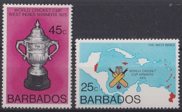 F-EX47615 BARBADOS MNH 1976 WORLD CRICKET CUP WINNER.  - Cricket