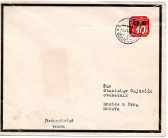 63290 - Deutsches Reich / Böhmen Und Mähren - 1940 - 10h GD-DT EF A DrucksOrtsBf ROSICE - Cartas & Documentos