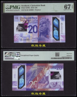 Scotland Clydesdale Bank £20, (2020) , Polymer, Lucky Number 9999. PMG67 - 20 Pounds