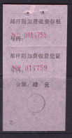 CHINA CHINE CINA ZHEJIANG ADDED CHARGE LABEL (ACL) ) 4.00 YUAN VARIETY 0014759 / 014759 - Altri & Non Classificati