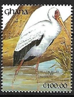 Ghana - MNH ** 1991 :   Yellow-billed Stork -   Mycteria Ibis - Storchenvögel