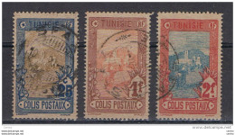 TUNISIA:  1906  PER  COLLI  POSTALI  -  3  VAL. US. -  YV/TELL. 4//9 - Andere & Zonder Classificatie