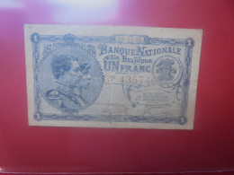 BELGIQUE 1 Franc 1920 Circuler (B.33) - 1 Franc
