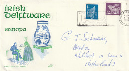 Ierland 1978, Letter Sent To Netherland, Irish Delftware - Lettres & Documents