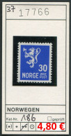 Norwegen 1937 - Norway 1937 - Norvege 1937 - Norge 1937 - Michel 186 - ** Mnh Neuf Postfris - - Unused Stamps