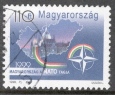 Hungary 1999  Single Stamp Celebrating Acession To NATO In Fine Used - Usati