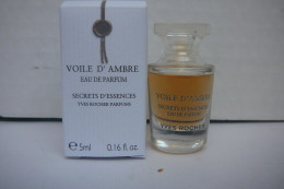 YVES ROCHER " SECRETS D'ESSENCES: VOILE D' AMBRE  "  MINI EDP 5 ML  LIRE ET VOIR ::!! - Miniatures Womens' Fragrances (in Box)