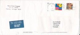 USA Cover Sent Air Mail To Denmark 20-12-2003 - Lettres & Documents