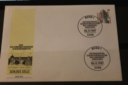 Deutschland 1987; Freimarken:  Sehenswürdigkeiten: FDC Ganzsache: Schloß Celle 30 Pf; MiNr. 1339 - Privé Briefomslagen - Gebruikt