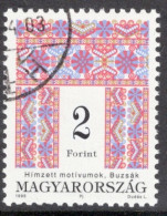 Hungary 1995  Single Stamp Celebrating  Folklore Motives In Fine Used - Used Stamps